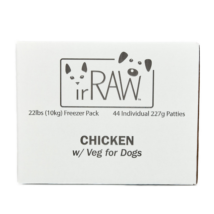 Bone-In Chicken Patties for Dogs (10kg Freezer Pack Box)