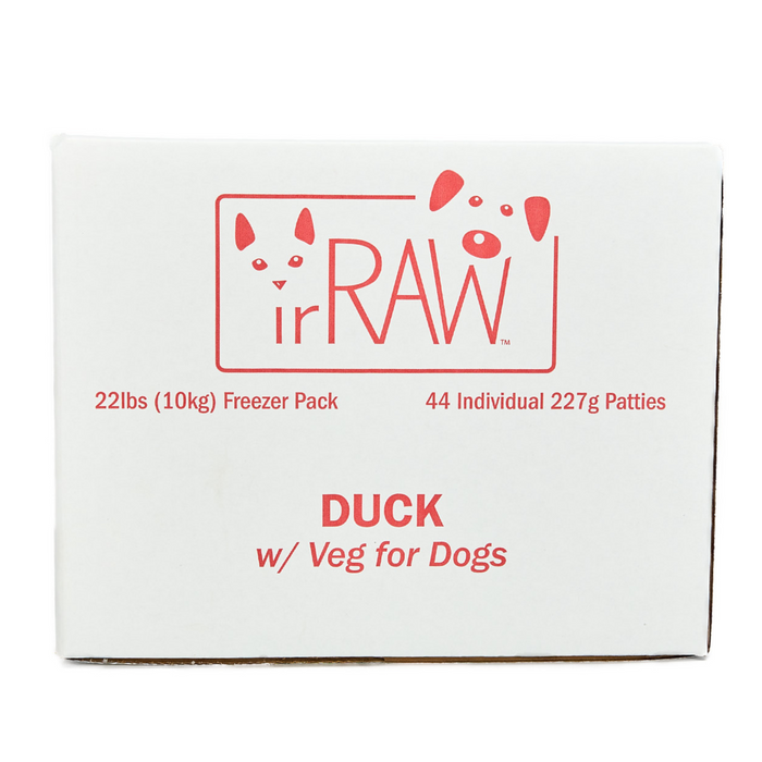 Bone-In Duck Patties for Dogs (10kg Freezer Pack Box)