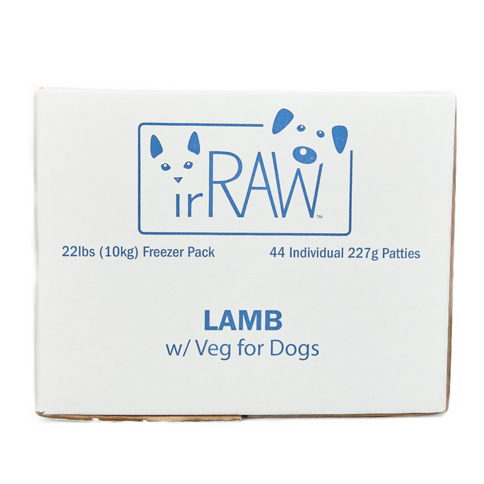 Boneless Lamb Patties for Dogs (10kg Freezer Pack Box)