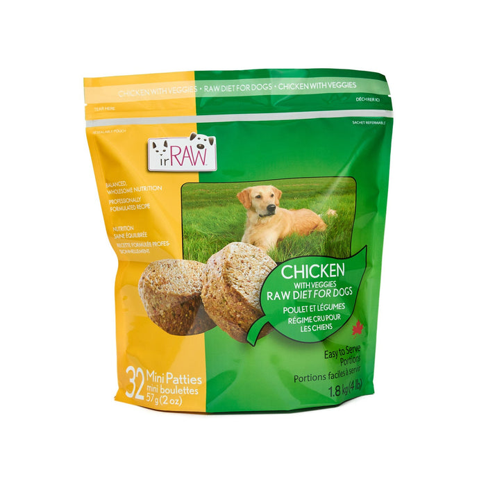 57g Boneless Chicken Mini Patties for Dogs (5PK Pouch)