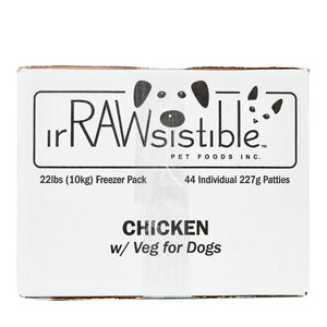 Bone-In Chicken Patties for Dogs (10kg Freezer Pack Box)