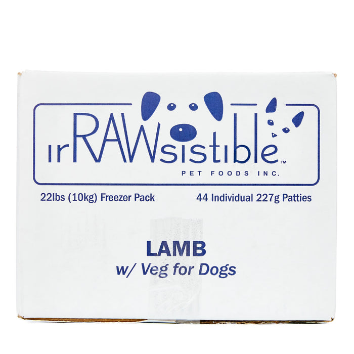 Boneless Lamb Patties for Dogs (10kg Freezer Pack Box)