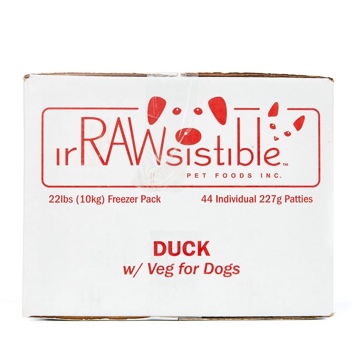 Bone-In Duck Patties for Dogs (10kg Freezer Pack Box)